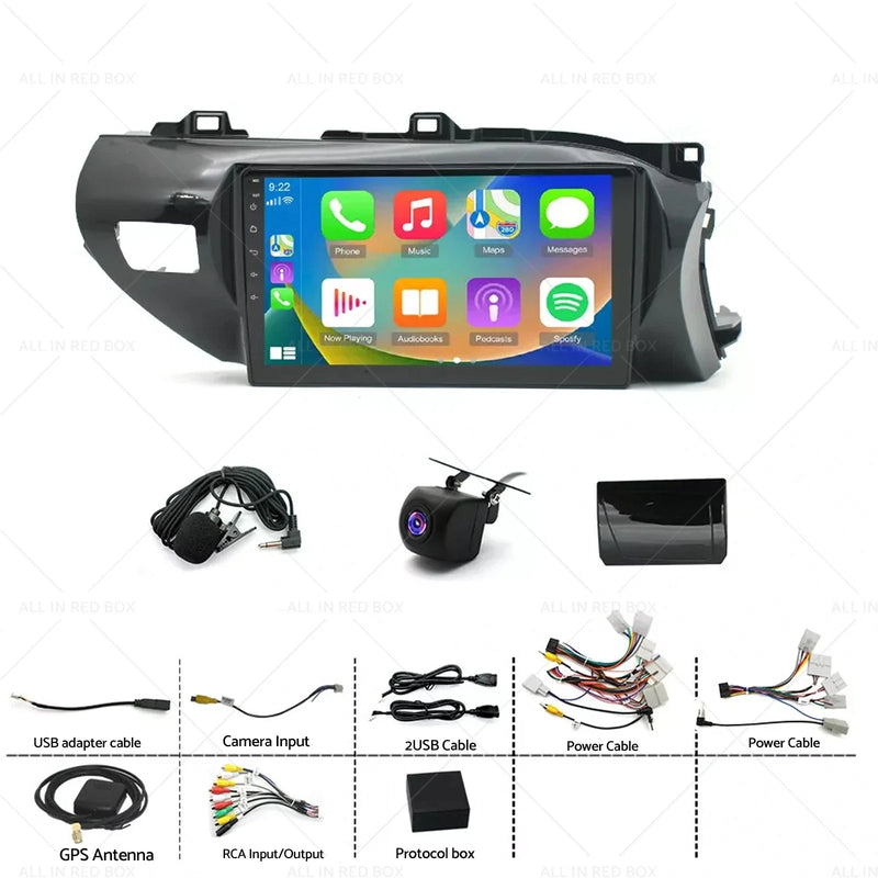 Toyota Hilux 10.1'' Car Stereo Radio Head Unit (2015-2022)