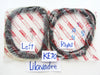 2-Door Model Toyota Corolla E70 KE70 2 x Door Weatherstrip Rubber Seal