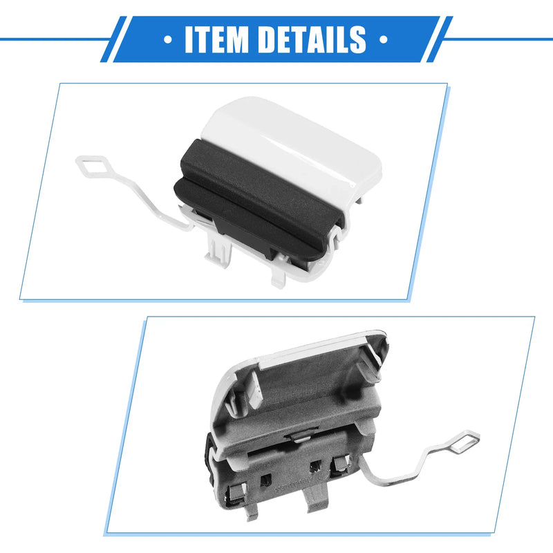 Mercedes-Benz C300 Sport (2019-2021) White Rear Bumper Tow Hook Cap