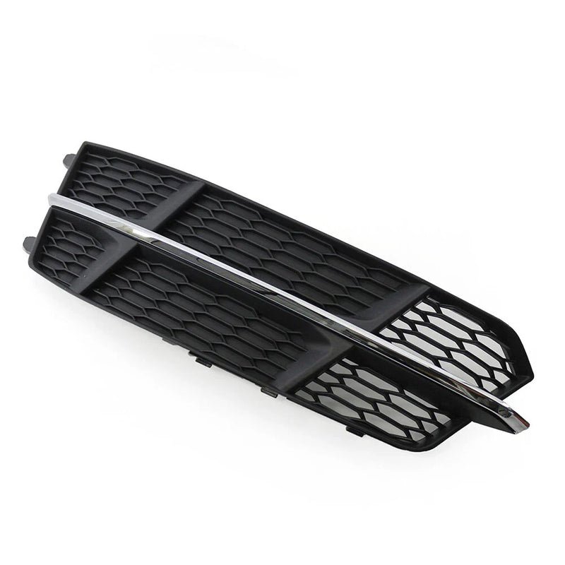 Audi A6 C7 (2014-2018) Black Chrome Left Front Bumper Lower Grille