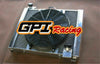 1961-1962 Chevrolet Corvette 62MM Aluminum Radiator + Fan (1961-1962)