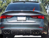 Audi A3 S3 Sedan 2014-2020 Unpainted Rear Trunk V Style Spoiler Wing
