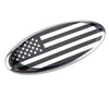 Ford F150 F250 F350 Oval Grille Cover US Flag Badge (2015-2023)