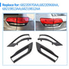 Jeep Grand Cherokee Gloss Black Tail Light Cover Trim (2014-2021)