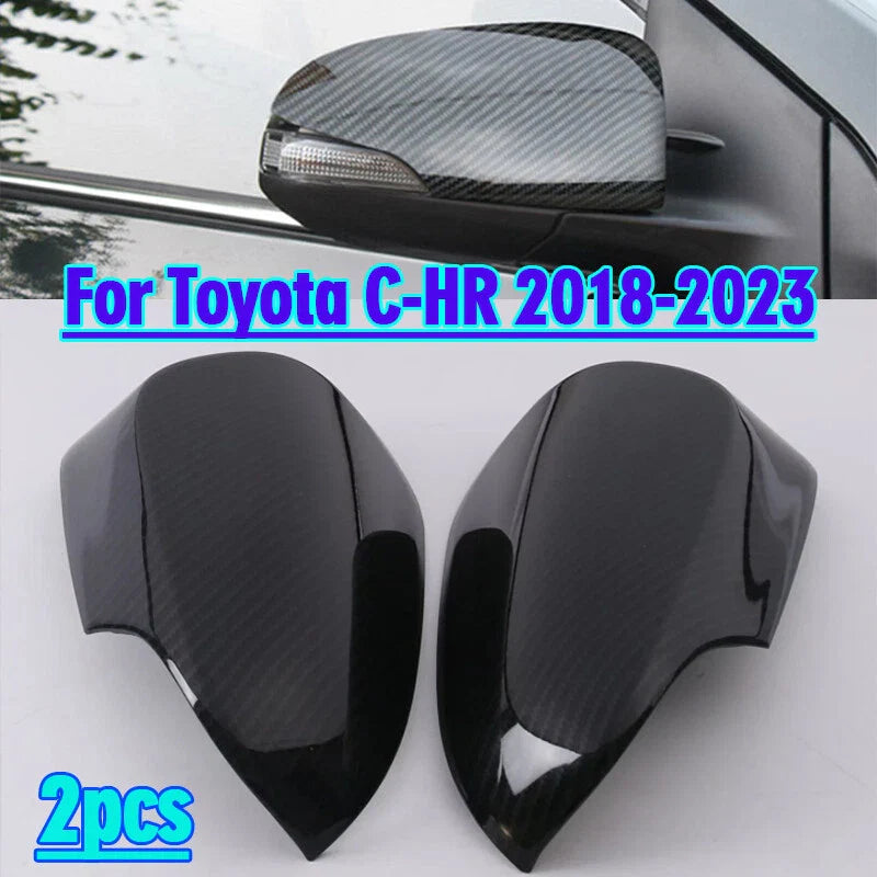 Toyota C-HR Carbon Fiber 2 x Side Mirror Covers & Trim (2018–2023)