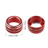 Toyota Red Mirror Switch Knob Cover Ring Decoration