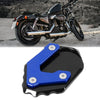 BMW R1200GS LC Kickstand Side Stand Enlarger Plate Pad Blue