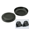 Harley Touring 6.5" Black Lower Vented Speaker Grills (1983-2024)