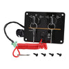 Yamaha 12V Dual Ignition Key Kill Switch Panel