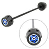 Ducati Scrambler Axle Protection Pad Hub Cover Front Blue (2015-2023)