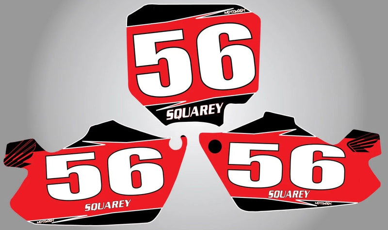Honda CR 85 Custom Number Plate Graphics (2003-2012)