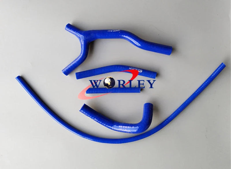 Suzuki RM125 Blue Silicone Radiator Hose (1992-1995)