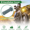 1 x 25mm Motorcycle Hand Grips Cover Handlebar Grips TPU Gray Blue