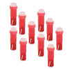 Car Dashboard Gauge T5 Red Indicator SMD Light Bulbs (Fits Various Models)