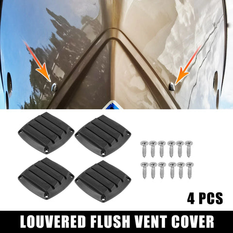 Boat Marine 4 x Air Exhaust Ventilator Louvered Grille Cover Vent