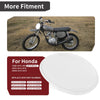 Honda Z50R XR75 MR50 WHITE FRONT SIDE NUMBER PLATE (1974–1987)