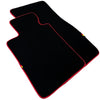BMW X6 Series G06 SUV (2020-2024) Red Trim AutoWin Black Floor Mats