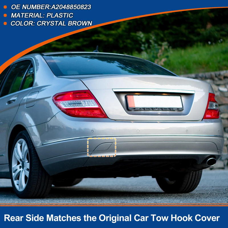 Mercedes-Benz (2012-2015) Crystal Brown Rear Tow Hook Cover