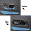 BMW E46 M3 Carbon Fiber Black Front Fog Light Frame Covers (2001-2006)