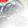 Honda Trunk Clips 40 x Plastic Bolt Rivets Fasteners