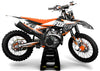 KTM 50 Custom Graphics Kit Suspect Style Stickers (2016-2023)