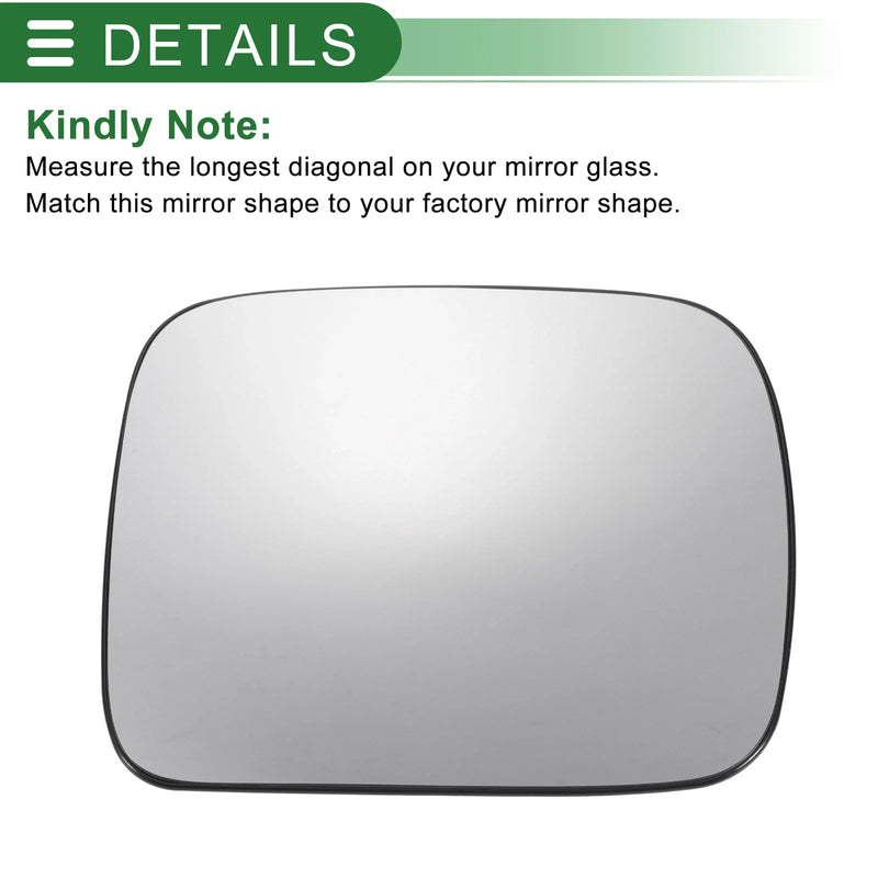 Ford Maverick Right Side White Mirror Glass w/ Back Convex (2022-2023)