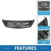 Toyota Corolla Black Front Hood Bumper Grille (2010)