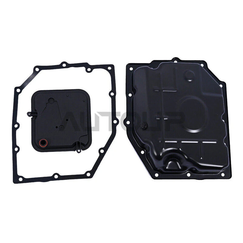 Chrysler Dodge Ram Mitsubishi Transmission Oil Pan + Oil Filter + Gasket Inc 3