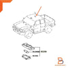 Toyota Hilux MK3 LN90 LN105 LN106 Dome Cabin Light Lamp Assembly (1988-2005)
