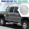 Dodge Ram Silver Tone Fuel Tank Cover Door Cap (2010-2017)