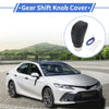 Toyota Camry Gear Shift Knob Cover Black Blue Faux Leather (2018–2023)