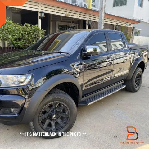 Ford Ranger T6 PX2 16W Raptor Style Black Fender Flares (2015-2018)