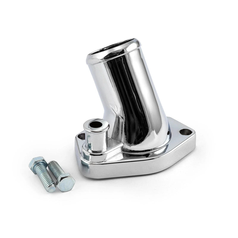 Ford SB 289 302 351 Windsor O-Ring Thermostat Housing Water Neck Chrome (1965-75)