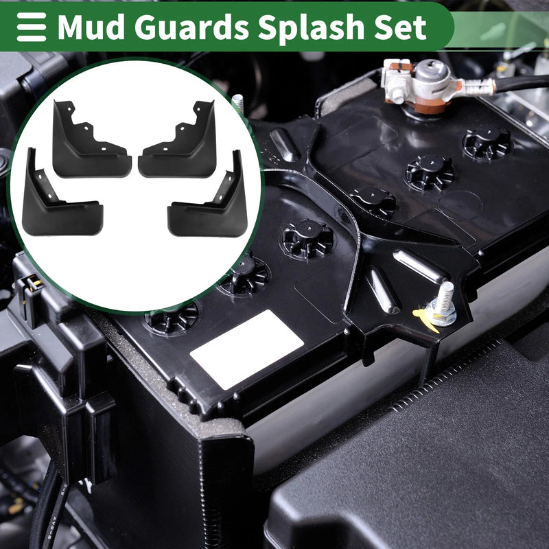 Ford Ecosport (2013-2017) with Mount Accessories Mud Flaps Splash Guards