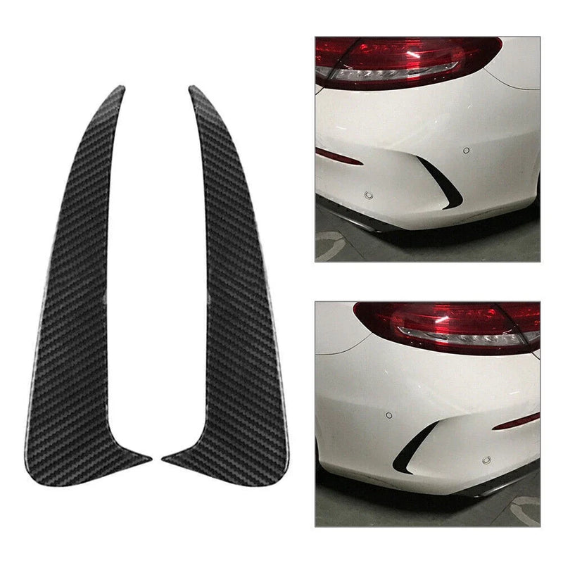 Mercedes Benz C Class Coupe C205 Rear Bumper Splitter Canard Air Vent