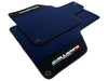 Lamborghini Gallardo Dark Blue Tailored Carpets Alcantara Leather Floor Mats
