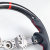 Toyota 86, Subaru BRZ Carbon Flat Bottom Leather Steering Wheel (2017-2021)