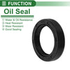Make Model Oil Seal / 42x60x12mm / Rotary Shaft Seal NBR Rubber Black