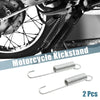 Honda CG125 2 x Silver Tone Motorcycle Foot Kickstand Side Stand Springs