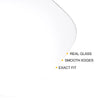 MAZDA CX-3 Left Side Heated White Mirror Glass (2015-2020)