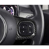 Fiat 500 2020-2023 Carbon Fiber Steering Wheel Button Trim