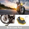 Honda - Black Yellow Aluminum Alloy Motorcycle Kickstand Pad