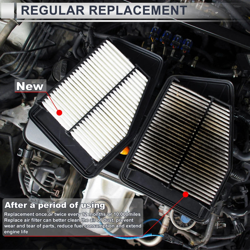 Hyundai Elantra (2007-2010) - 1 x Quality Replacement Engine Air Filter