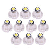 Car 10 x T4.2 Neo Wedge SMD Red LED Dash Climate Light Bulbs (Various Years)