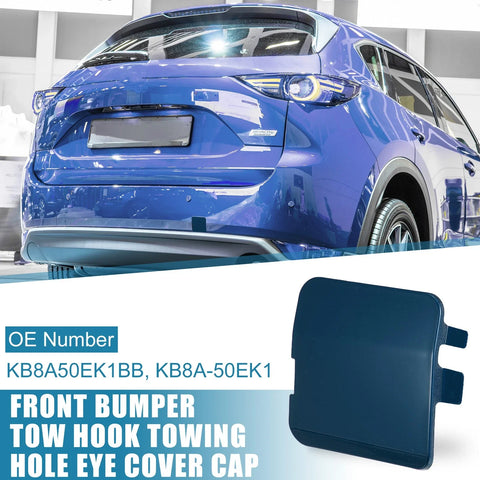 Mazda CX-5 (2017-2021) - Blue Rear Bumper Tow Hook Cover