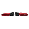 Ducati Monster 696 2008-2014, 796 2011-2014 Red Passenger Rear Footrests Pegs