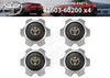Toyota Land Cruiser 80 Series Center Wheel Hub Cap Set 4pcs