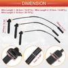 Subaru Baja, Forester 4 Pcs Spark Plug Wire Ignition Coil Cable (2003-2008)