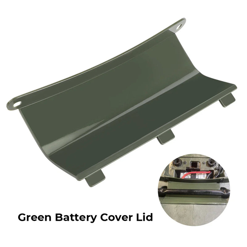 Honda Rancher TRX350 Green Battery Cover Lid (2000–2003)