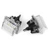 Mercedes Benz W204 W212 W221 White LED License Plate Lights (2008-2016)